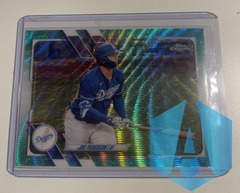 2021 Topps Chrome Aqua Wave 102/199 Joc Pederson #28